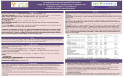 based ACT intervention change the impact of predictors thought to