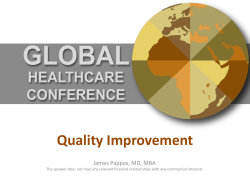 Quality Improvement Workshop