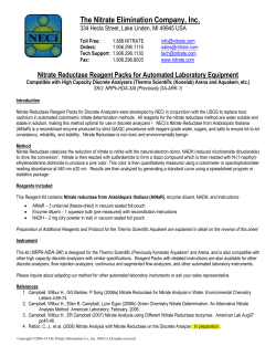 Autoanalyzer Reagent Kits for Discrete Analyzers