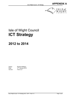 ICT Strategy - Isle of Wight Council