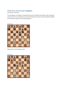 NATO Chess 2014 Round 6 Highlights