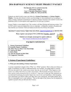 III. Other Ways to Share Your Knowledge