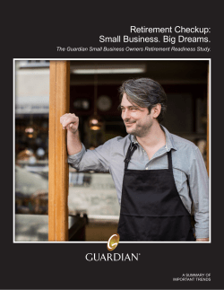 Retirement Checkup: Small Business. Big Dreams.