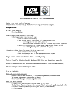 Northeast Girls NPL Home Team