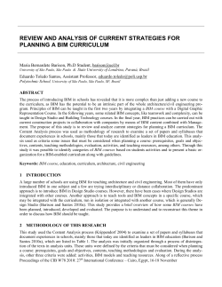 review and analysis of current strategies for
