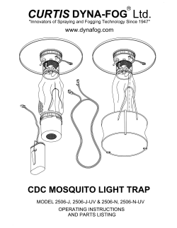 Light Trap 2506 Manual (June 12 2013) - Curtis Dyna-fog