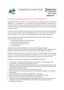 Scarness information and booking form.