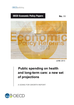 Public spending on health and long-term care: a new