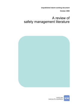 Literature review on error investigation
