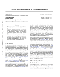 Practical Bayesian Optimization for Variable Cost Objectives