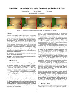 Rigid Fluid: Animating the Interplay Between Rigid Bodies and Fluid