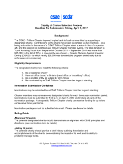 Microsoft Word - Charity Selection Process and Form