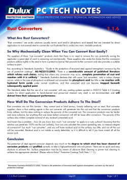 1.1.6 Rust Converters - Dulux Protective Coatings