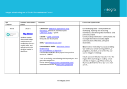 Digital Literacy Year 8