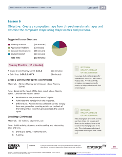 Grade 1 Mathematics Module 5, Topic B, Lesson 6