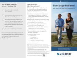 Blood Sugar Problems?