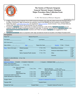 The Society of Thoracic Surgeons General Thoracic Surgery