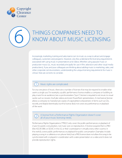 things companies need to know about music licensing
