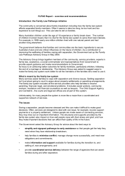 Out of the Maze report - overview and recommendations
