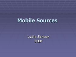 Mobile Sources