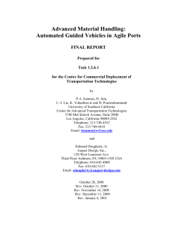 Automated Guided Vehicles in Agile Ports