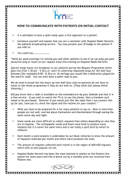 How to communicate with patients on initial contact It is advisable to