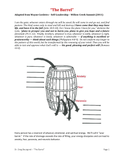 The Barrel - Heart of a Warrior Ministries