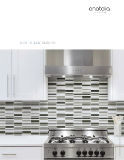 bliss &ndash; element glass tile