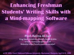 enhancing freshman students` writing skills with a mind