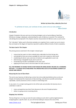 Chapter 13 - Setting your prices