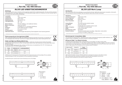 BL350 LED Work Lamp for: Part No. 1GJ 958 040-xxx