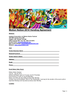 Food Vendors: Vouchers