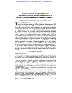 Impaired Pentose Phosphate Shunt and Decreased