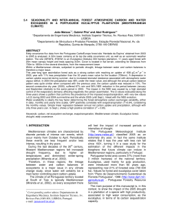5.4 seasonality and inter-annual forest atmosphere carbon and