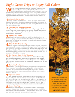 Eight Great Trips to Enjoy Fall Colors