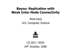 Bayou - UCL Computer Science