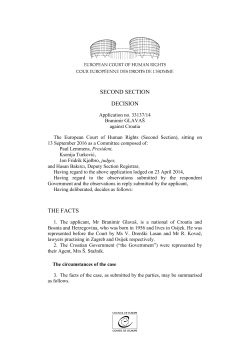 ECHR - Ustavni sud RH