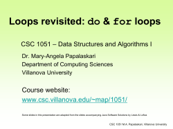 ppt - Villanova Computer Science