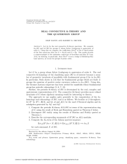Real connective K-theory and the quaternion group