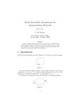 Modal Provability Foundations for Argumentation Networks