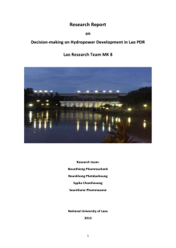 Research Report on Decision-making on