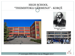 Liceo *THEMISTOKLI G&Euml;RMENJI* - KOR&Ccedil;&Euml;