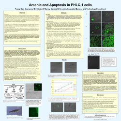 Arsenic and Apoptosis