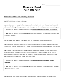 Rose vs. Reed ONE ON ONE Interview Transcript with Questions