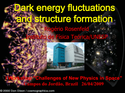 Dark Energy Fluctuations and Structure Formation