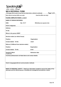 imca referral form