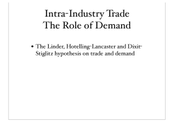 Slides on role of demand in IIT theories