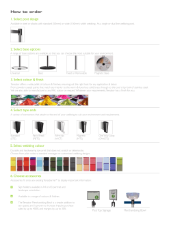 6. Choose accessories 5. Select webbing colour 4