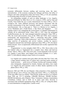 economic differentials between sending and receiving areas