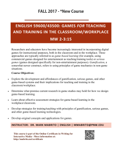 english 59600/43500: games for teaching and training